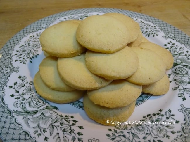 Shortbread gingembre