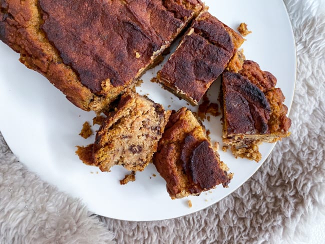 Cake Pumpkin Blondie Healthy et Vegan