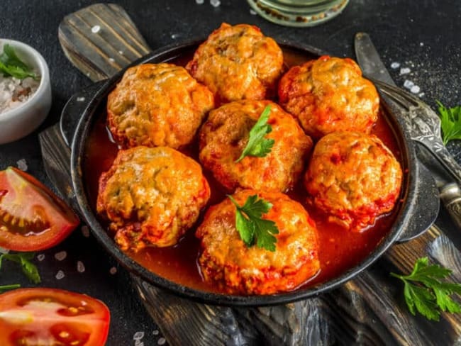 Boulettes de poisson à la sauce crémeuse de tomate