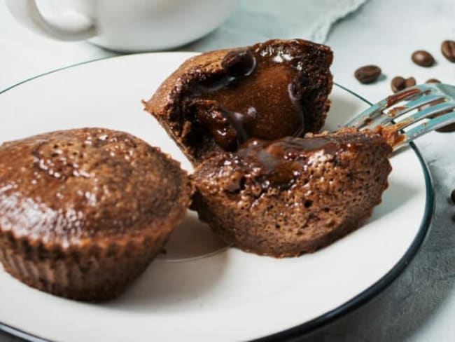 Muffins au cœur de Nutella et yaourt :