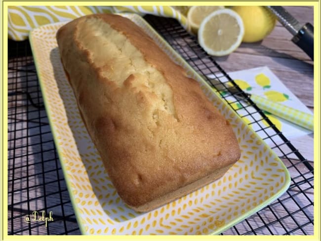 Un cake au citron pour votre goûter