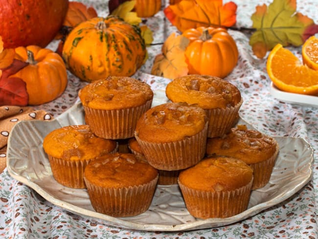 Muffins au potiron et à l'orange : un goûter d'automne
