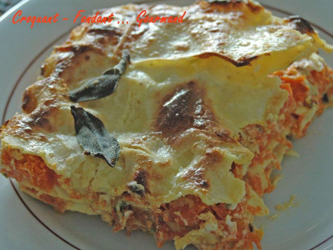 Lasagnes au potiron