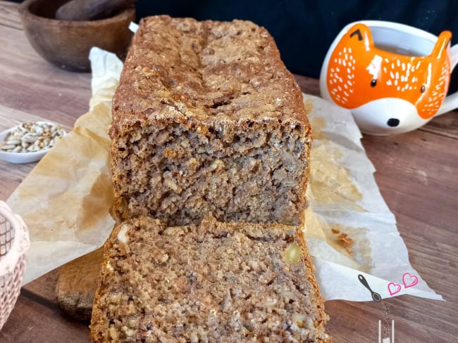 Pain danois à la farine de seigle et aux graines