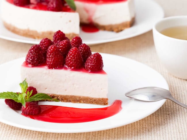 Cheesecake a la fraise et fromage : le gâteau sans cuisson !