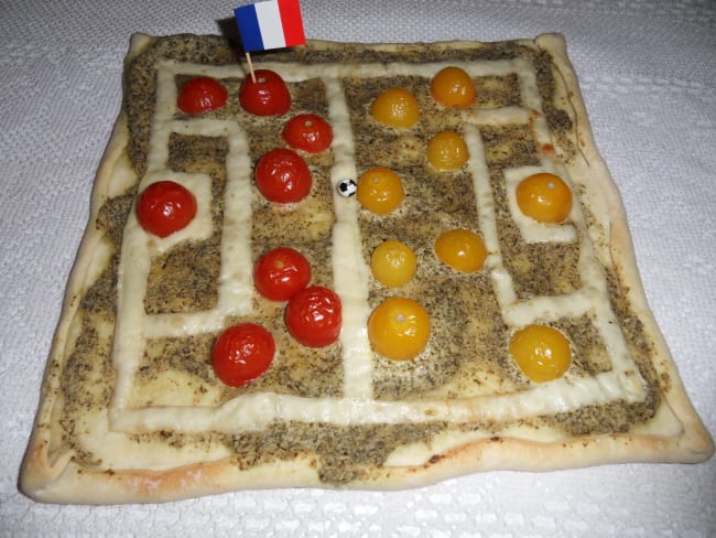 Pizza terrain de foot