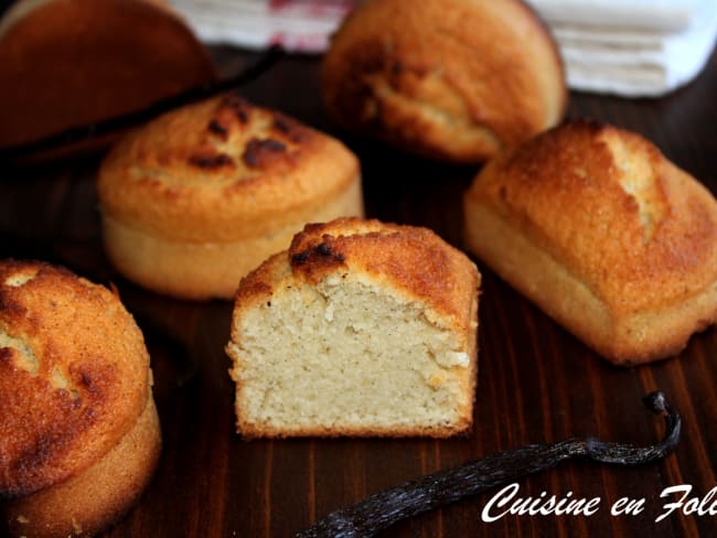 Cakes à la vanille de Christophe Michalak