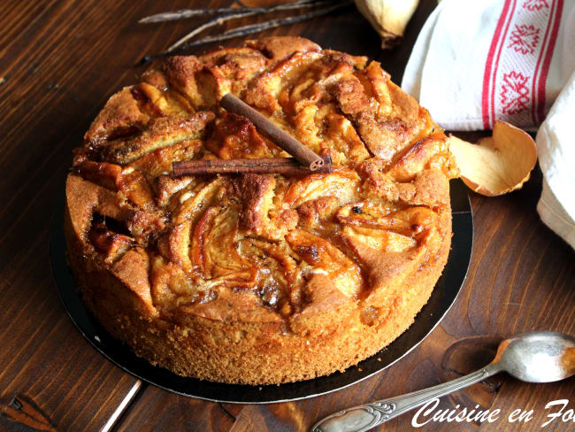 Gâteau pommes et épices de Yotam Ottolenghi