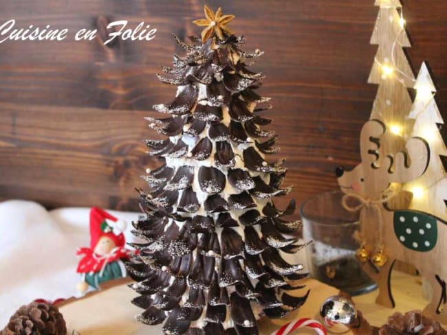 Sapin de Noël façon forêt noire