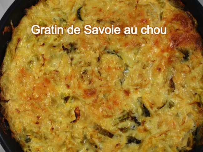 Gratin de Savoie au chou vert frisé