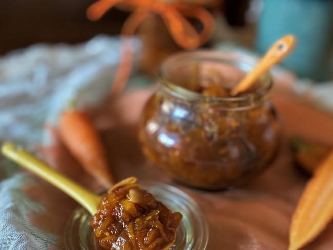 Confiture de carottes au bon goût du carrot cake de noël