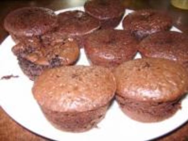 Muffins Chocolat Coeur Fondant