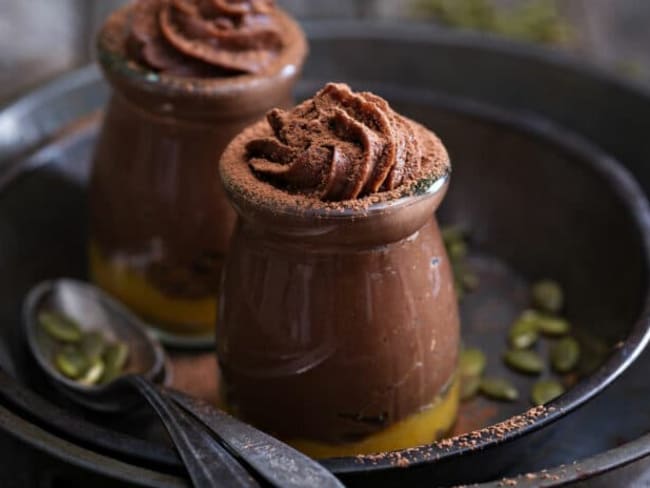 Un délice d'automne : Mousse au chocolat et potiron