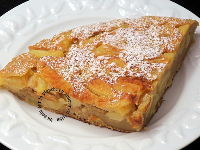 Gâteau aux pommes à cuire à la poêle