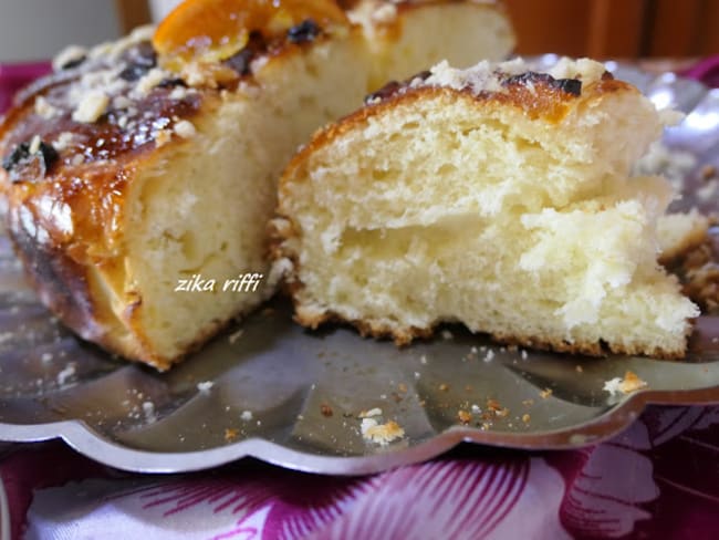 Brioche pur beurre à la crème de châtaignes au miel maison