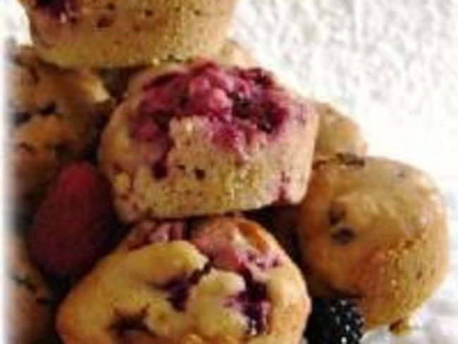 Muffins Mûres et Framboises