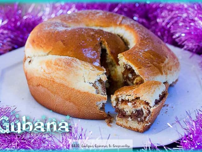 Gubana, brioche de Noël italienne en forme de spirale