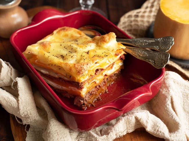 Lasagnes butternut ricotta