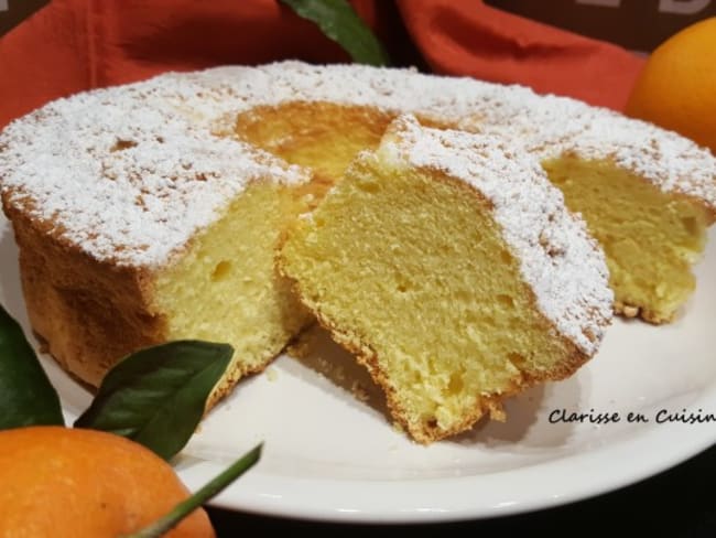 Biscuit ultra moelleux à l’orange pour le petit déjeuner ou le goûter