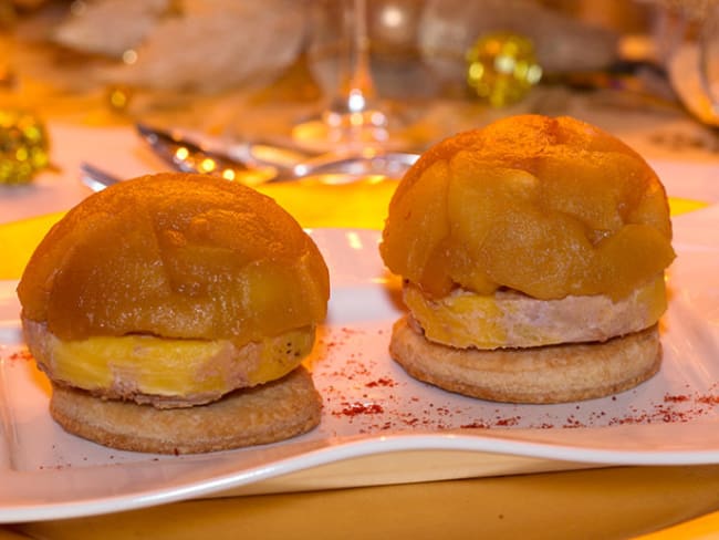Minis Tatins de pomme au foie gras : une entrée de fête