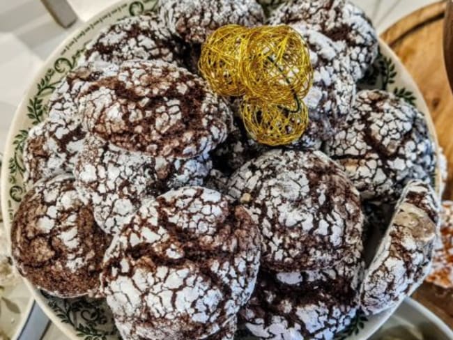 Crinkles au chocolat