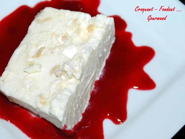 Semifreddo glacé au nougat