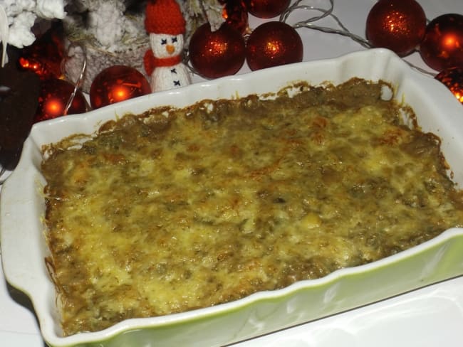 Gratin de cardons à l’anchoïade pour repas de noël provençal