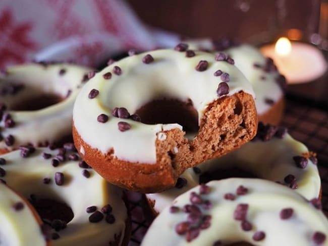 Donuts Choco Ricotta de Noël