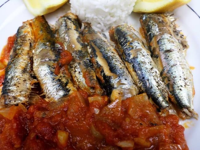 Sardines fraîches à la tomate