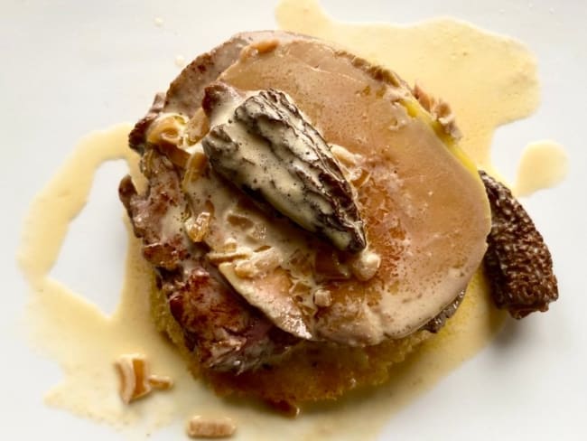 Tournedos façon Rossini, sauce aux morilles