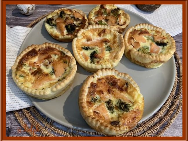 Quiche brocoli et saumon pour cuisiner les restes !