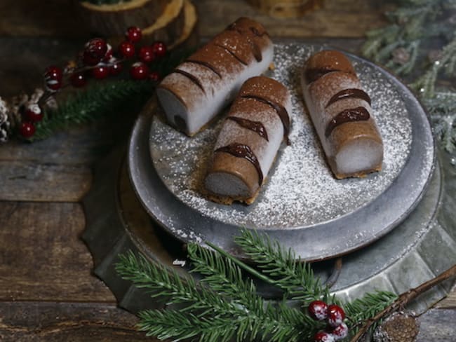 Mini bûches express au praliné, prêtes en 20 minutes