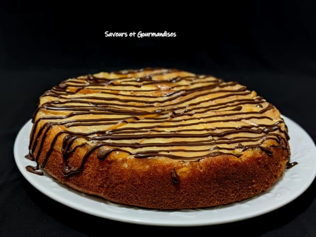 Gâteau renversé aux poires