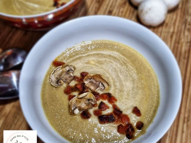 Velouté de champignons au chorizo (au Companion ou non)