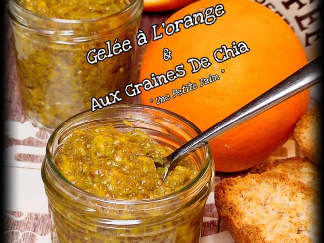 Gelée à l’orange et aux graines de chia