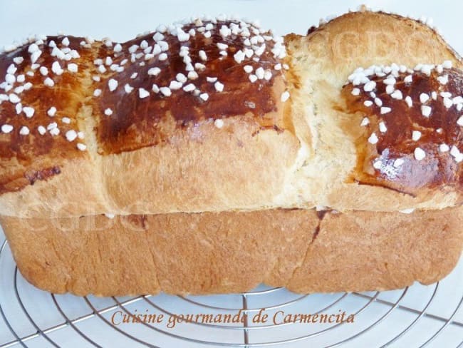 Brioche bien moelleuse à la limonade et citron