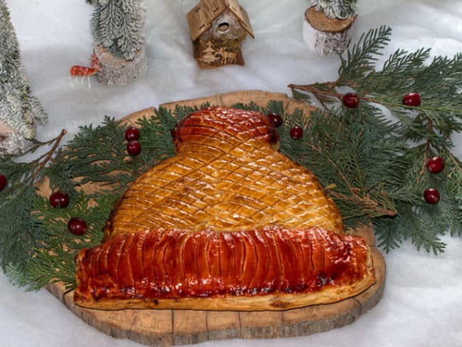 Galette des rois en forme de Bonnet