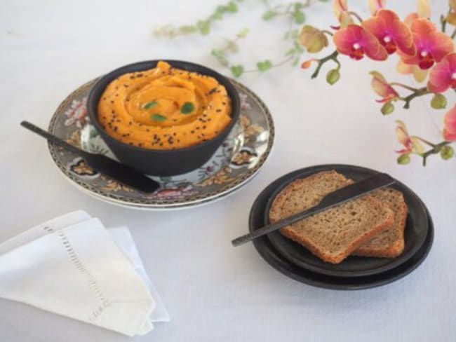 Tartinade de patate douce à l'orange, sans gluten ni lactose