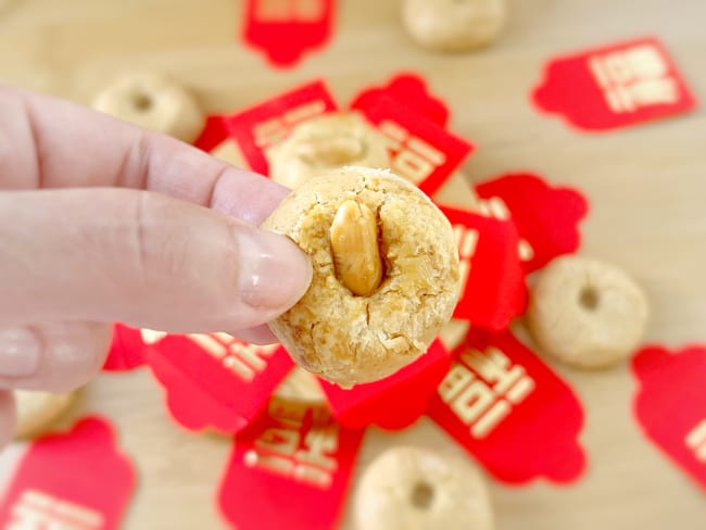 Sablés aux cacahuètes du Nouvel An chinois