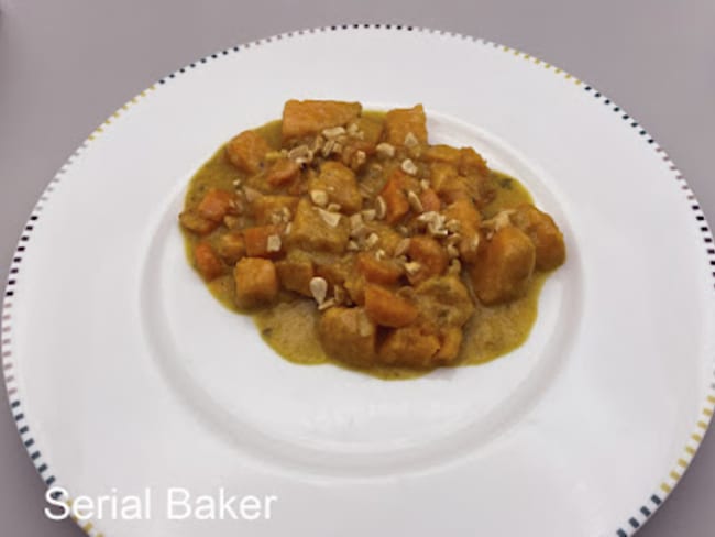 Curry de carotte et patate douce vegan