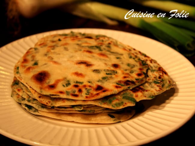 Cong You Bing : des crêpes chinoises aux oignons verts