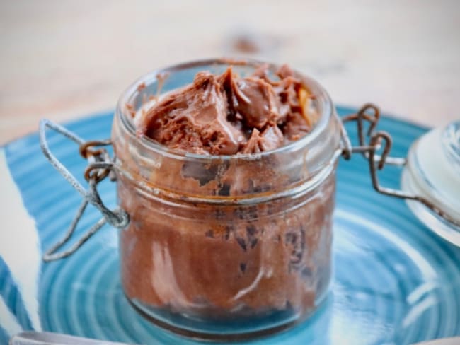 Mousse onctueuse chocolat caramel