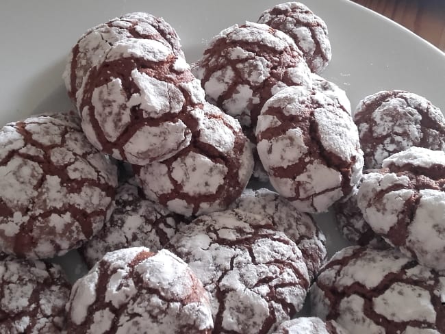 Crinkles au chocolat comme aux Etats-Unis d'après Martha Stewart