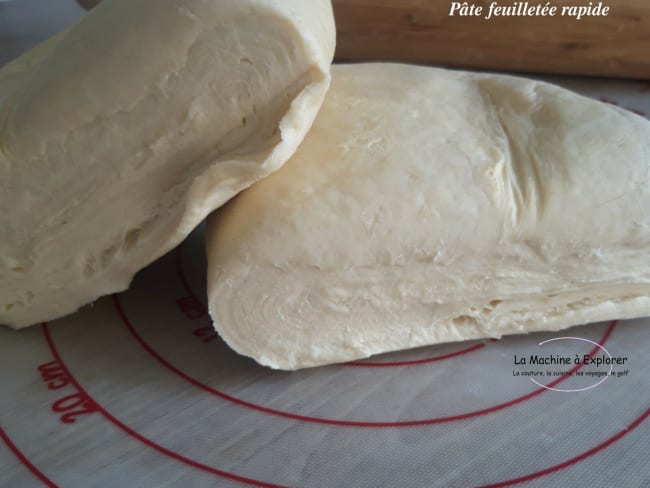 Pâte feuilletée rapide d'après une recette de Mercotte