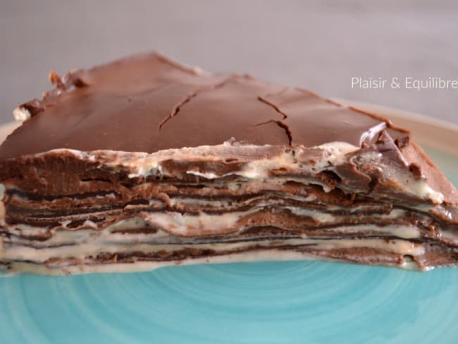 Gâteau de crêpes façon tiramisu pour une chandeleur originale