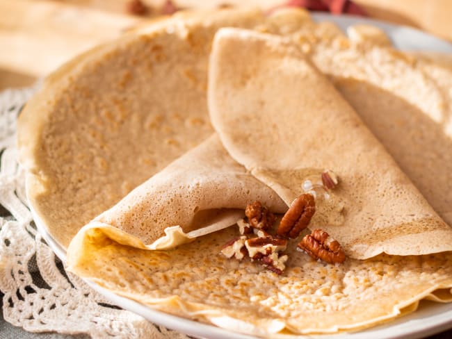 Crêpes vegan à la bière légères et moelleuses