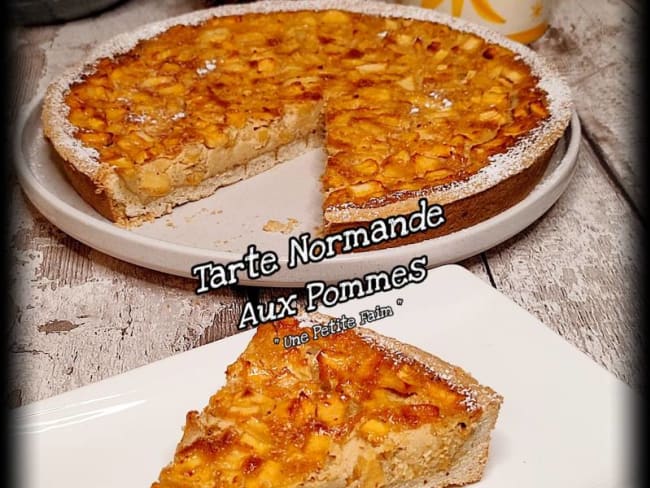 Tarte normande aux pommes et au rhum