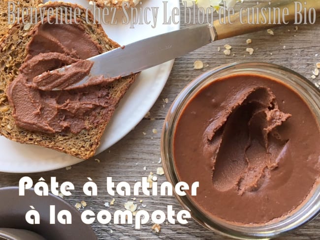 Pâte à tartiner à la compote IG bas (sans sucre ajouté)