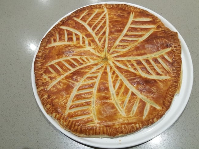 Galette des rois pistache et fleur d’oranger