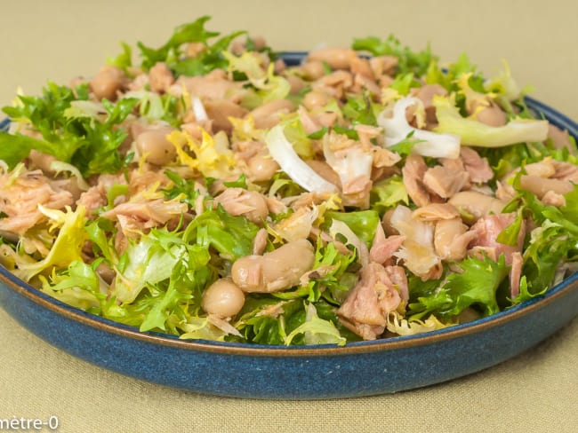 Salade de haricots blancs au thon facile et hyper rapide